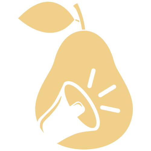Logo de La Bonne Poire, agence de communication pour entreprises et indépendants